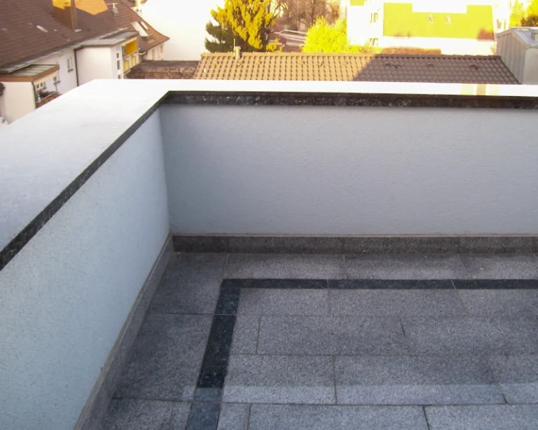 Balkon mit Granitboden Beispiel Balkon mit Granitboden